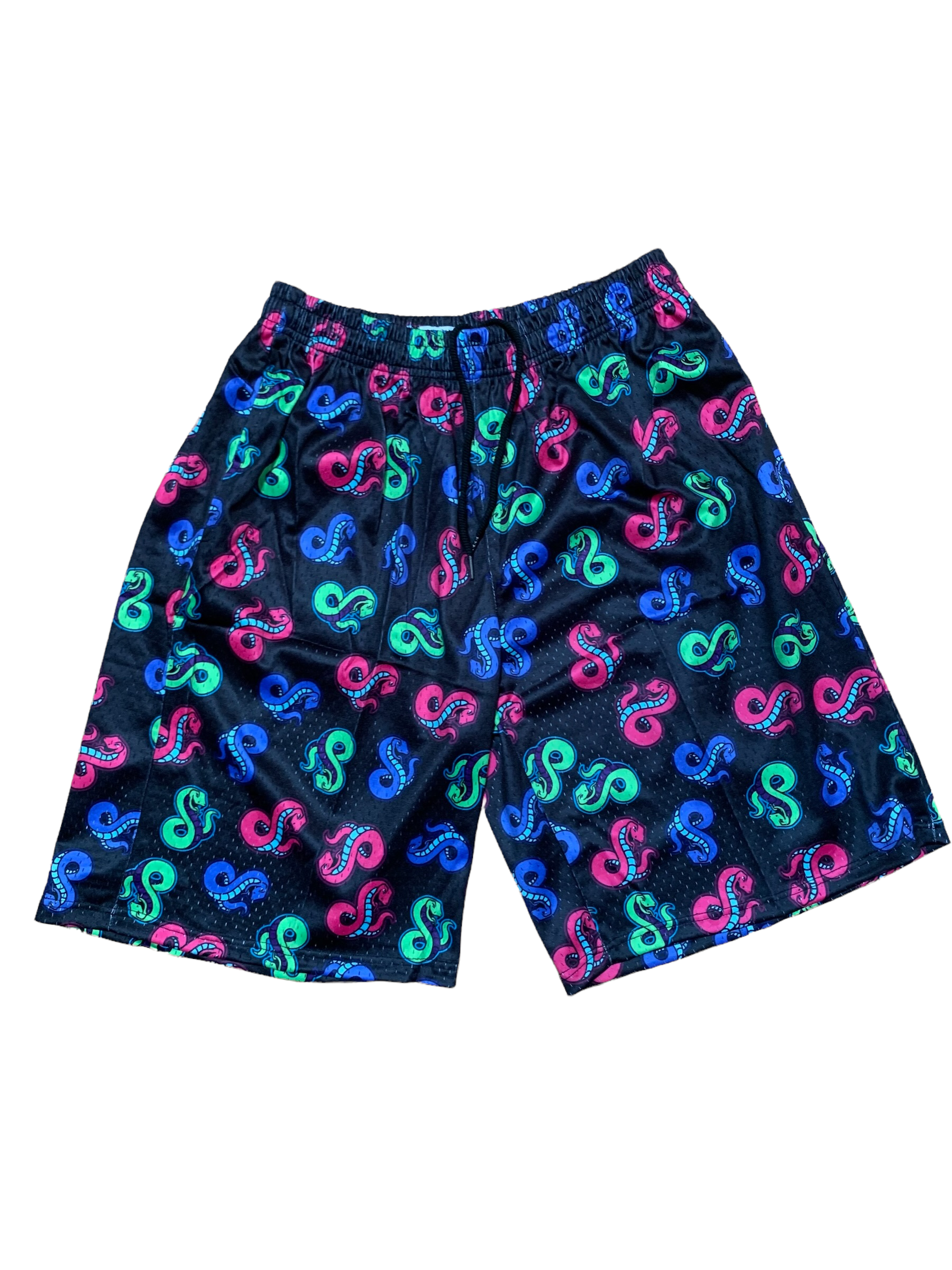 Mesh All-Over Print Basketball Shorts