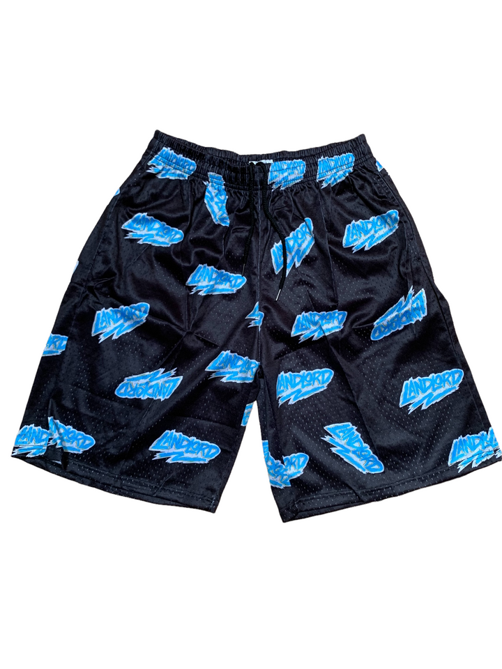 Mesh All-Over Print Basketball Shorts