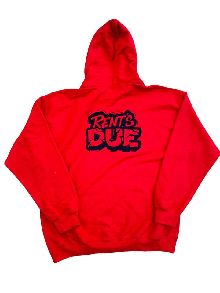 Rents Due Hoodie Red